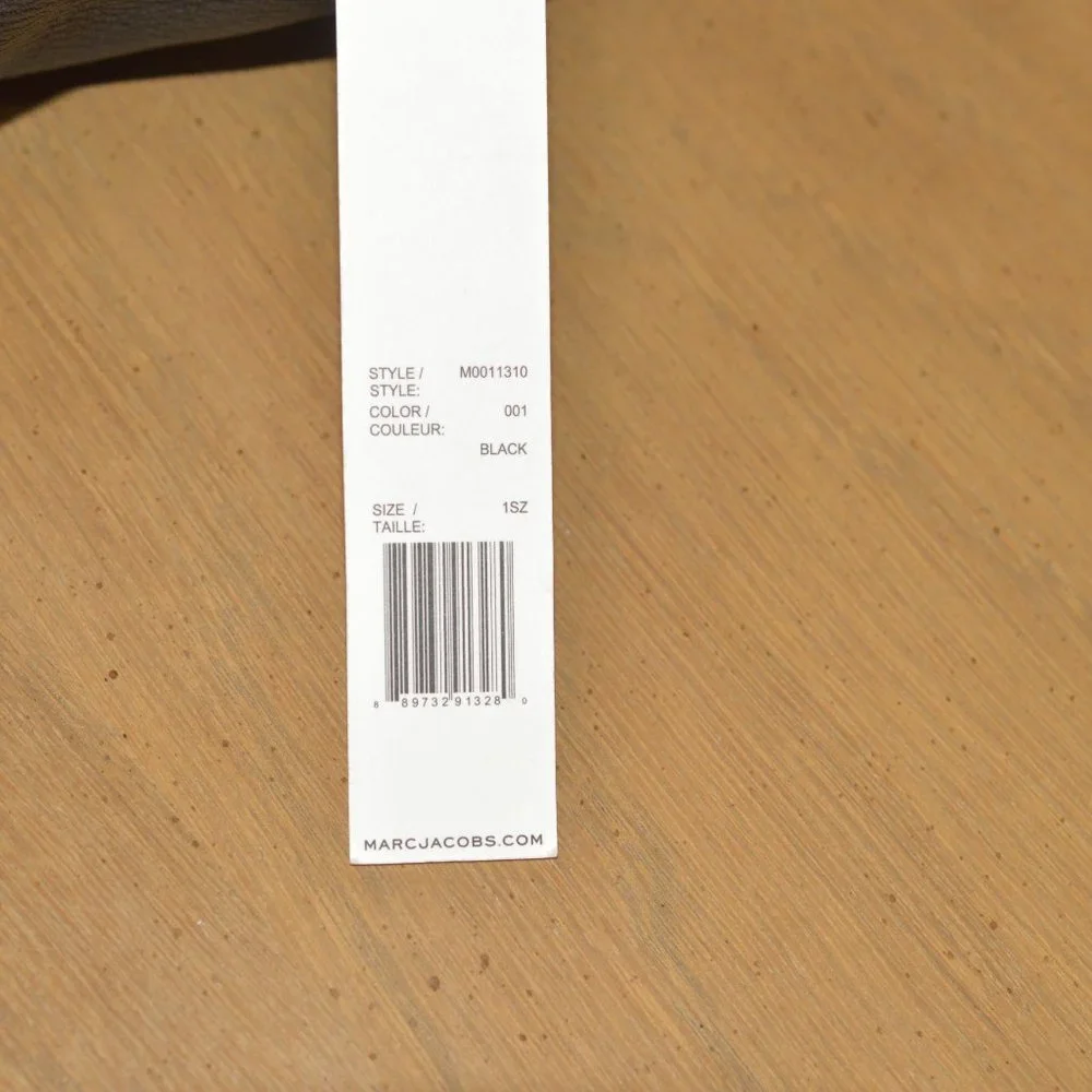 New Marc Jacobs New York Black Italian Leather Crossbody Bag NWT - Picture 5 of 12